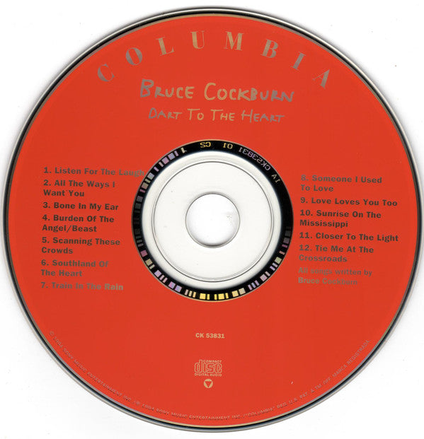 Bruce Cockburn : Dart To The Heart (CD, Album)