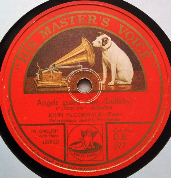 John McCormack (2) : Ave Maria / Angels Guard Thee (Shellac, 12")