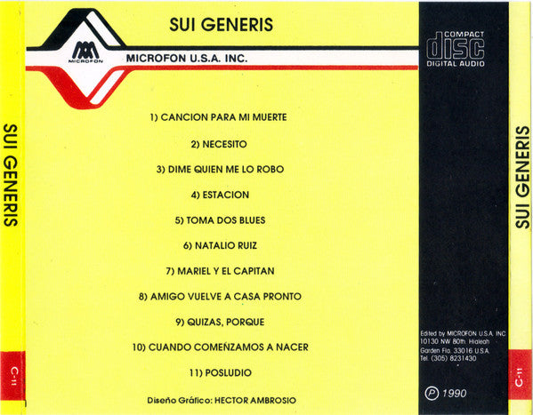 Sui Generis (4) : Vida (CD, Album, RE)