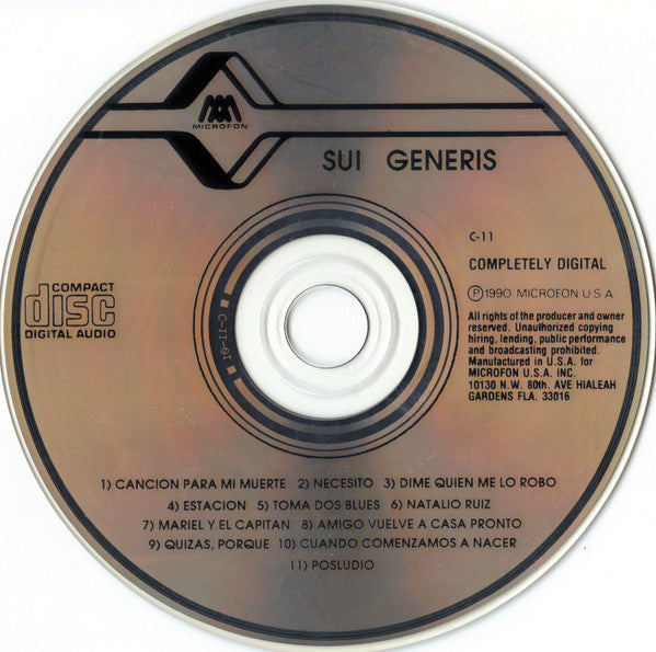 Sui Generis (4) : Vida (CD, Album, RE)