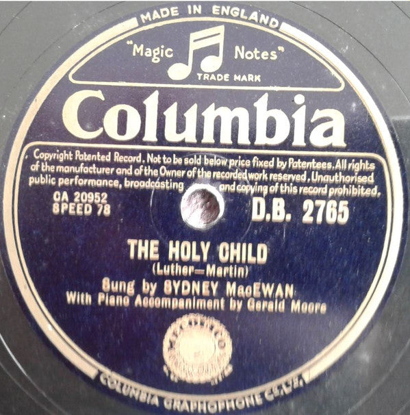 Father Sydney MacEwan : the Holy Child (Shellac, 10")