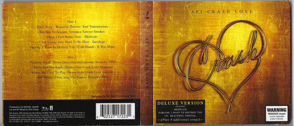 AFI : Crash Love (2xCD, Album, Dlx)
