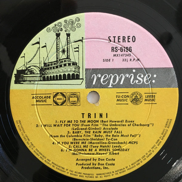 Trini Lopez : Trini (LP, Album, RE)