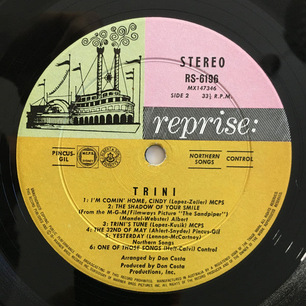 Trini Lopez : Trini (LP, Album, RE)