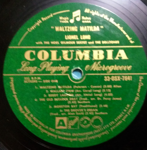 Lionel Long : Waltzing Matilda (LP, Album, Mono)