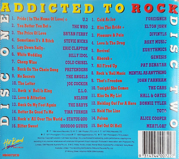 Various : Addicted To Rock (2xCD, Comp)