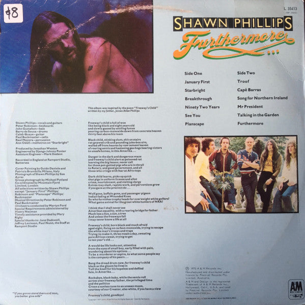 Shawn Phillips (2) : Furthermore (LP, Album)