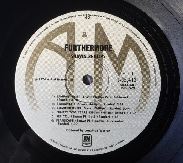 Shawn Phillips (2) : Furthermore (LP, Album)