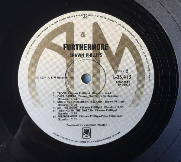 Shawn Phillips (2) : Furthermore (LP, Album)
