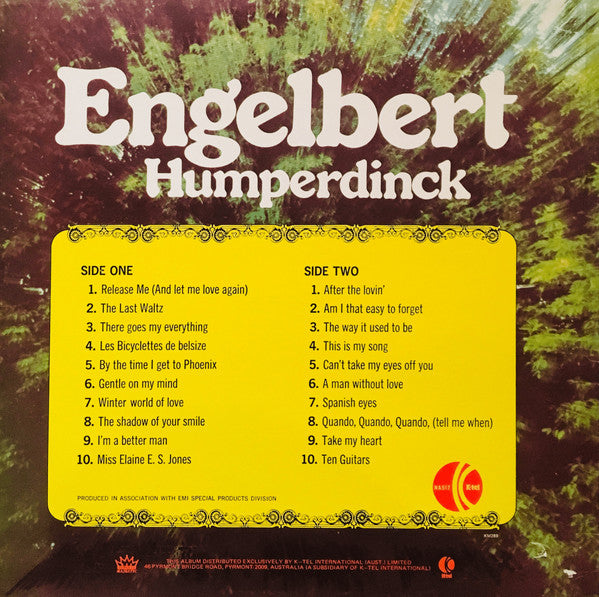 Engelbert Humperdinck : 20 Great Hits (LP, Comp)