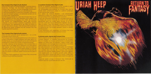 Uriah Heep : Return To Fantasy (CD, Album, RE)