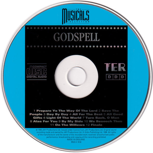 Stephen Schwartz, Godspell (1993 London Studio Cast) : Godspell (CD, Album)