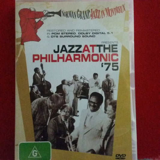 Norman Granz, Benny Carter, Clark Terry, Zoot Sims, Roy Eldridge, Joe Pass, Tommy Flanagan, Bobby Durham : Jazz At The Philharmonic '75 (DVD-V, RM, Multichannel, PAL, Reg)