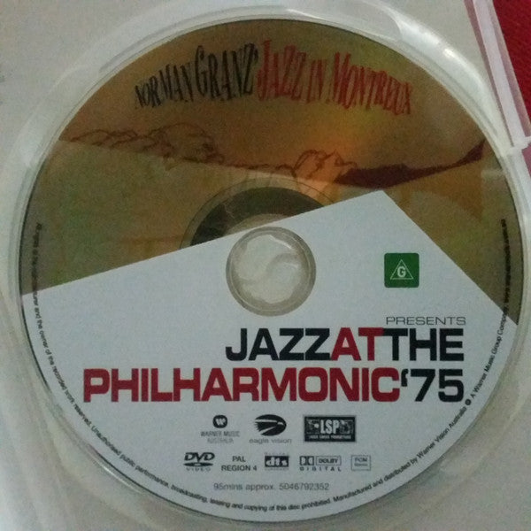 Norman Granz, Benny Carter, Clark Terry, Zoot Sims, Roy Eldridge, Joe Pass, Tommy Flanagan, Bobby Durham : Jazz At The Philharmonic '75 (DVD-V, RM, Multichannel, PAL, Reg)