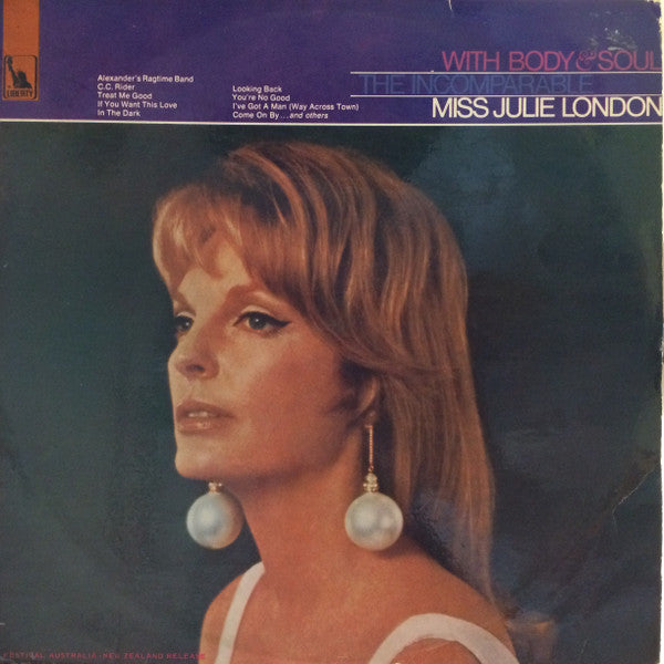 Julie London : With Body & Soul (LP, Mono)