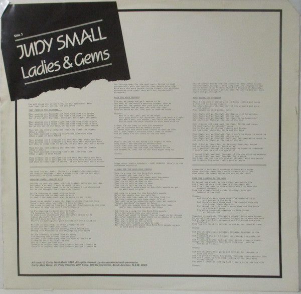 Judy Small : Ladies & Gems (LP, Album)