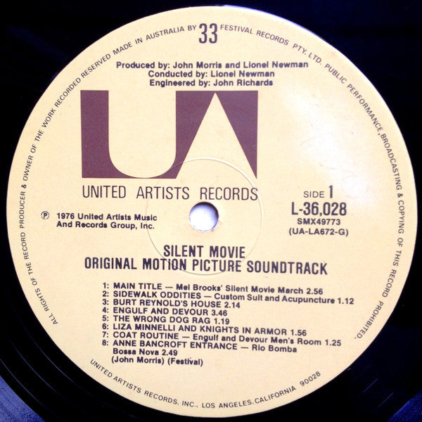 John Morris : Silent Movie (Original Motion Picture Score) (LP, Album)