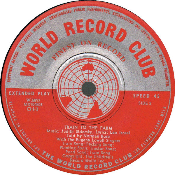 Various : Train To The Zoo / Train To The Farm (LP, EP, Mono, Club)