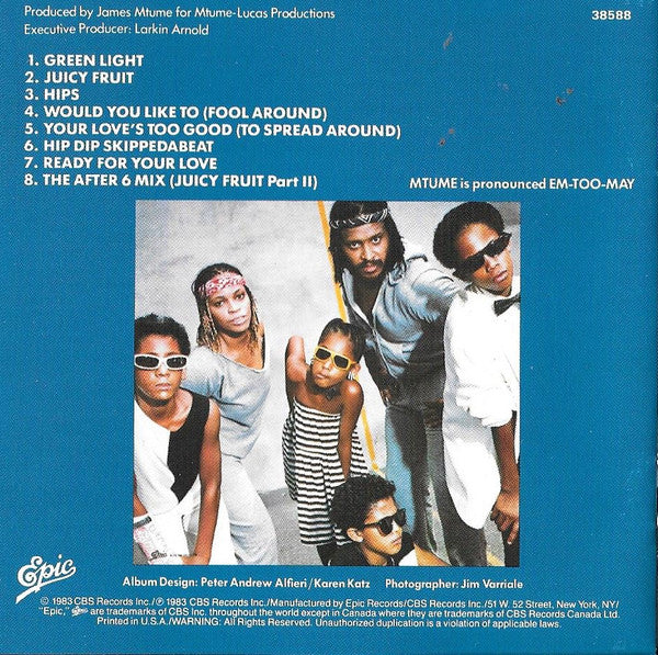 Mtume : Juicy Fruit (CD, Album, RE)