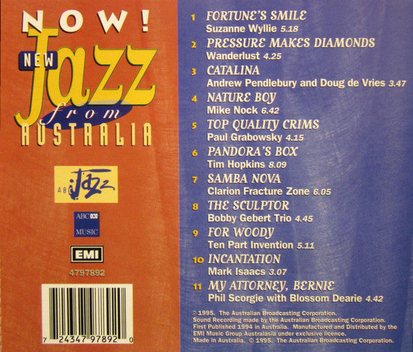 Various : Now! New Jazz From Australia (CD, Comp)