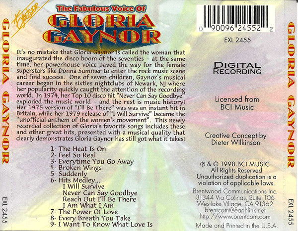 Gloria Gaynor : The Fabulous Voice Of Gloria Gaynor (CD, Comp)