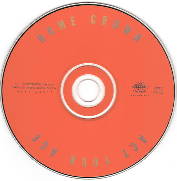 Home Grown (2) : Act Your Age (CD, Album)