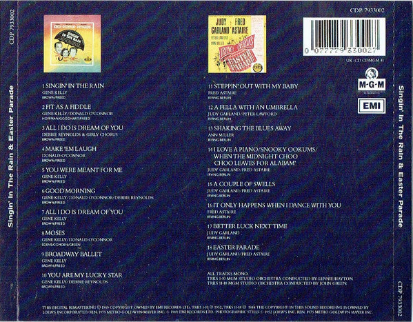 Various : Singin' In The Rain & Easter Parade (CD, Comp, Mono, RM)