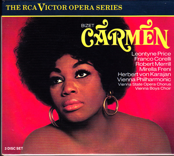 Bizet* - Leontyne Price, Franco Corelli, Mirella Freni, Vienna Philharmonic Orchestra*, Herbert von Karajan : Carmen (3xCD, Album, RE, RM)