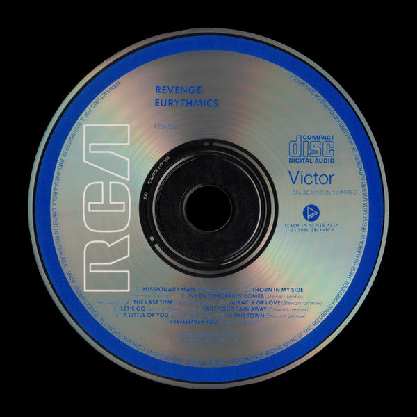 Eurythmics : Revenge (CD, Album, RE)