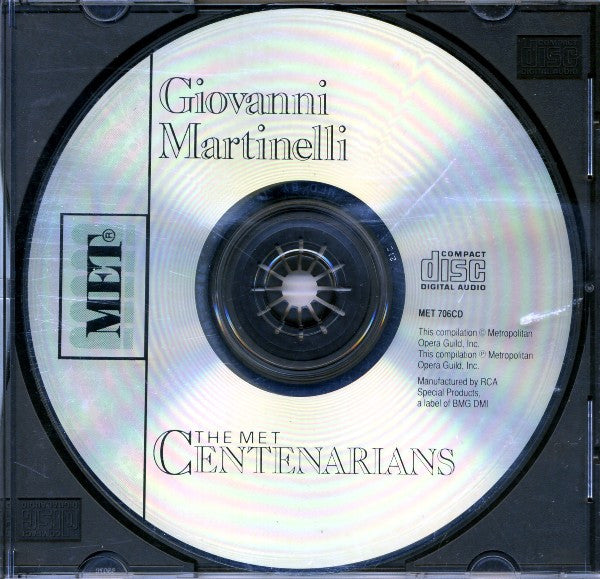 Giovanni Martinelli : Giovanni Martinelli (CD, Comp, Mono)