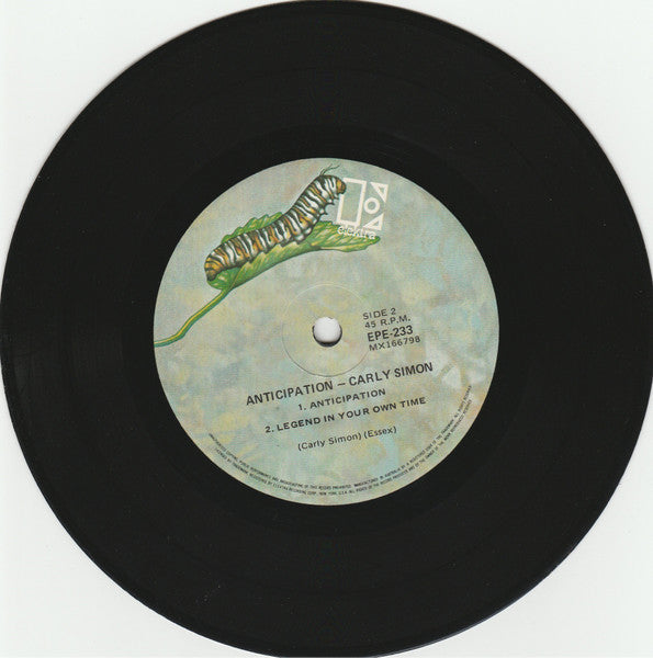Carly Simon : Anticipation (7", EP)