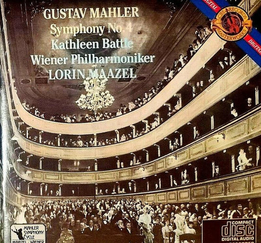 Gustav Mahler, Kathleen Battle, Wiener Philharmoniker, Lorin Maazel : Symphony No. 4 (CD, RE)