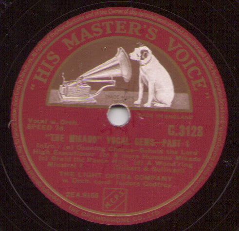 The Light Opera Company : "The Mikado" Vocal Gems (Shellac, 12")