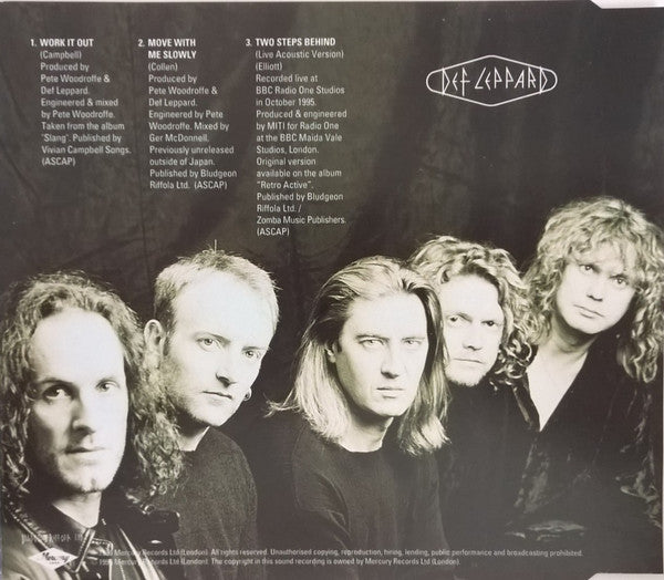 Def Leppard : Work It Out (CD, Single)
