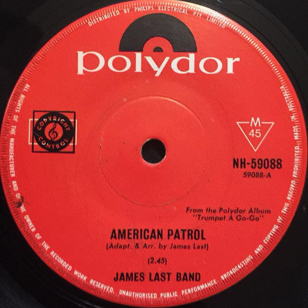 The James Last Band : American Patrol (7", Single)