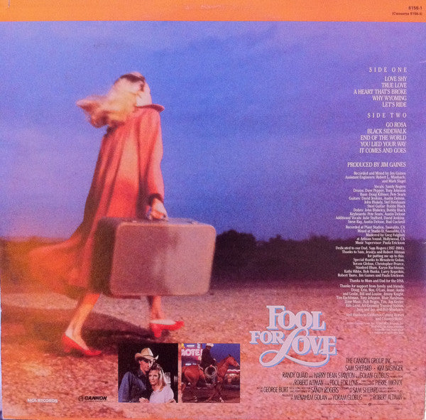 Jim Gaines And Sandy Rogers : Music From The Motion Picture Soundtrack - Fool For Love (LP, Album)
