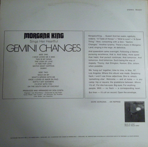 Morgana King : Gemini Changes (LP, Album)