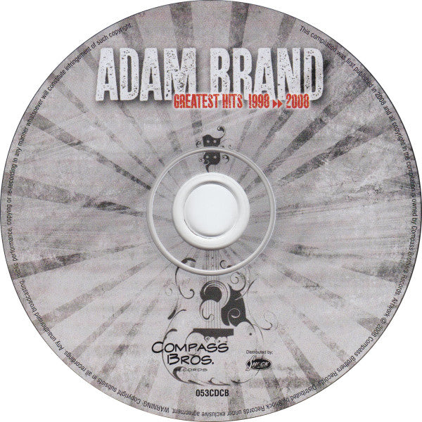 Adam Brand : Greatest Hits 1998-2008 (CD, Album, Comp)