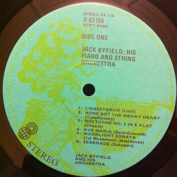 Jack Byfield And His Orchestra : Jack Byfield: His Piano And String Orchestra (LP, Album, Club)