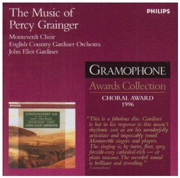 Percy Grainger, John Eliot Gardiner, The Monteverdi Choir : The Music Of Percy Grainger (CD, Album, RE)