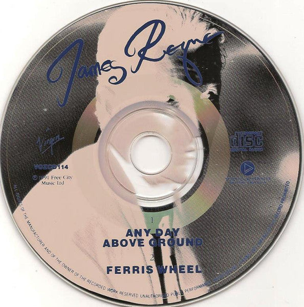 James Reyne : Any Day Above Ground (CD, Single)