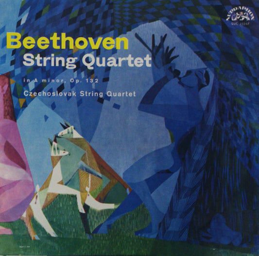 Ludwig van Beethoven - Czechoslovak Quartet : String Quartet In A Minor Op. 132 (LP, Album, Mono)