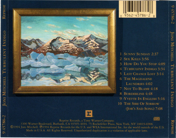 Joni Mitchell : Turbulent Indigo (CD, Album)