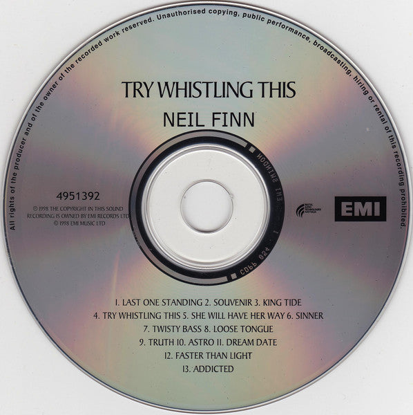 Neil Finn : Try Whistling This (CD, Album, RE)
