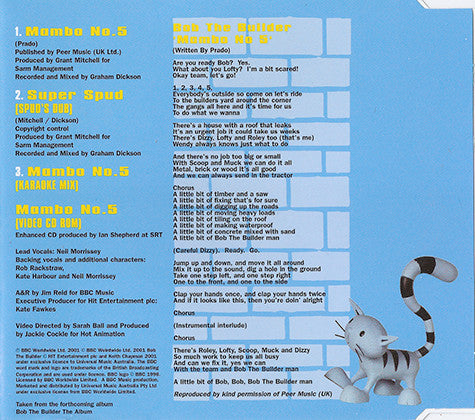 Bob The Builder : Mambo No. 5 (CD, Maxi, Enh)