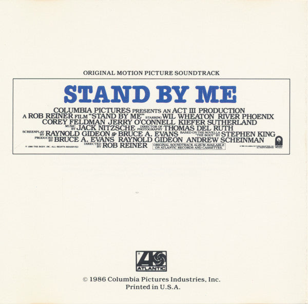 Various : Stand By Me (Original Motion Picture Soundtrack) (CD, Comp, Club)