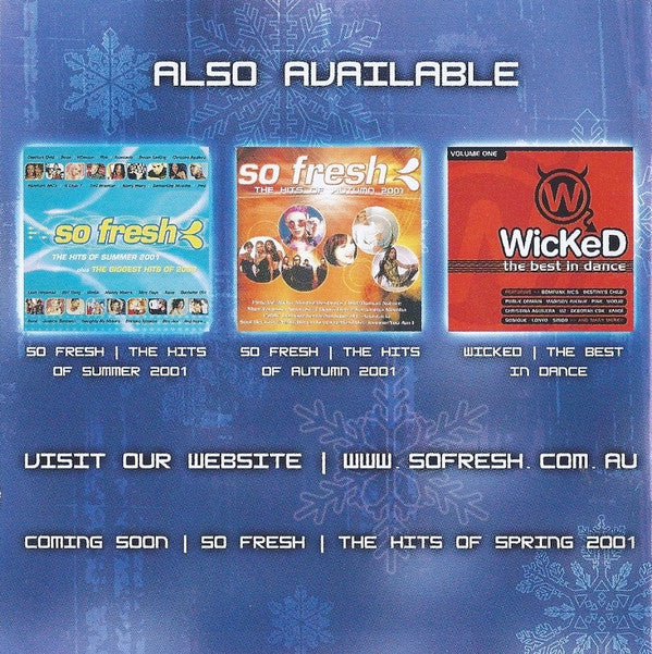 Various : So Fresh: The Hits Of Winter 2001 (CD, Comp)