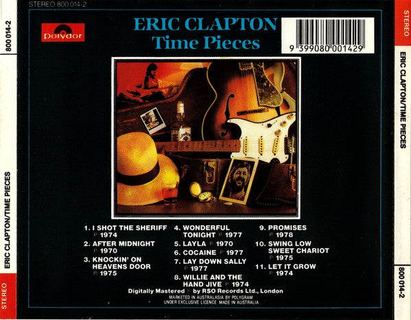 Eric Clapton : Time Pieces - The Best Of Eric Clapton (CD, Comp)