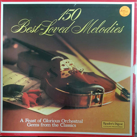 Various : 150 Best Loved Melodies (A Feast Of Glorious Orchestral Gems From The Classics) (8xLP, Comp + Box)
