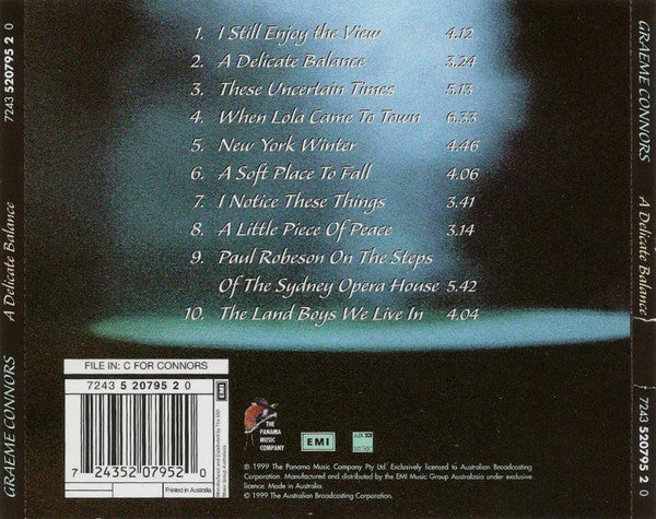 Graeme Connors : A Delicate Balance (CD, Album)